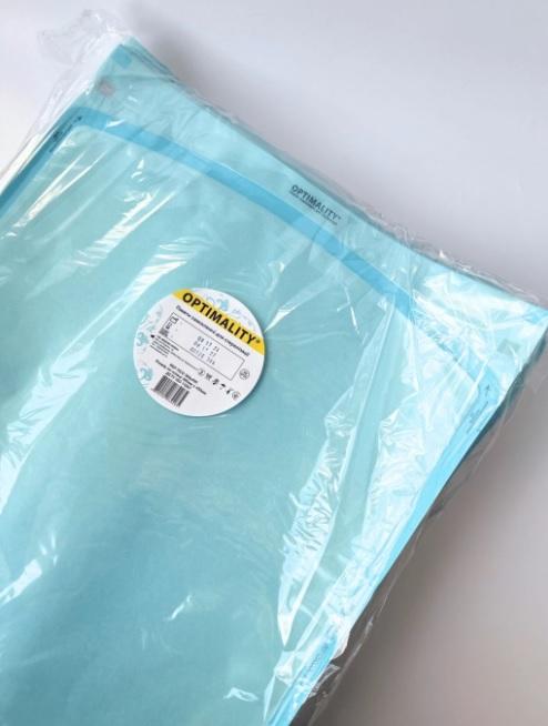 Пакет самоклеючий 360мм × 450мм OPTIMALITY. Багатошаровий медичний папір 60 г/м2